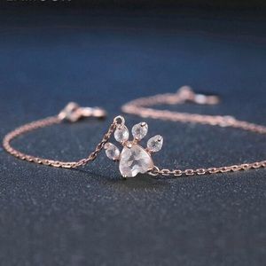 Genuine Gemstone Pink Quartz Rose Gold